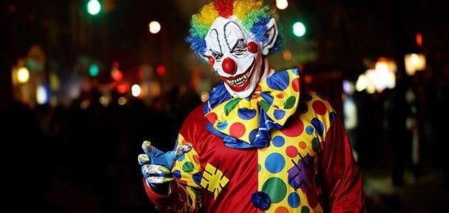 Clown Attempts to Murder Cyclist – Seriously