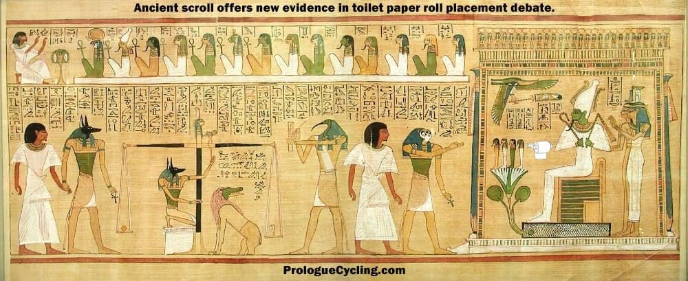 Ancient Scroll Reveals New Evidence in Toilet Paper Roll Debate